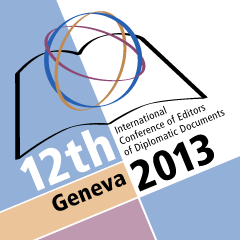 12th International Conference of Editors of Diplomatic Documents